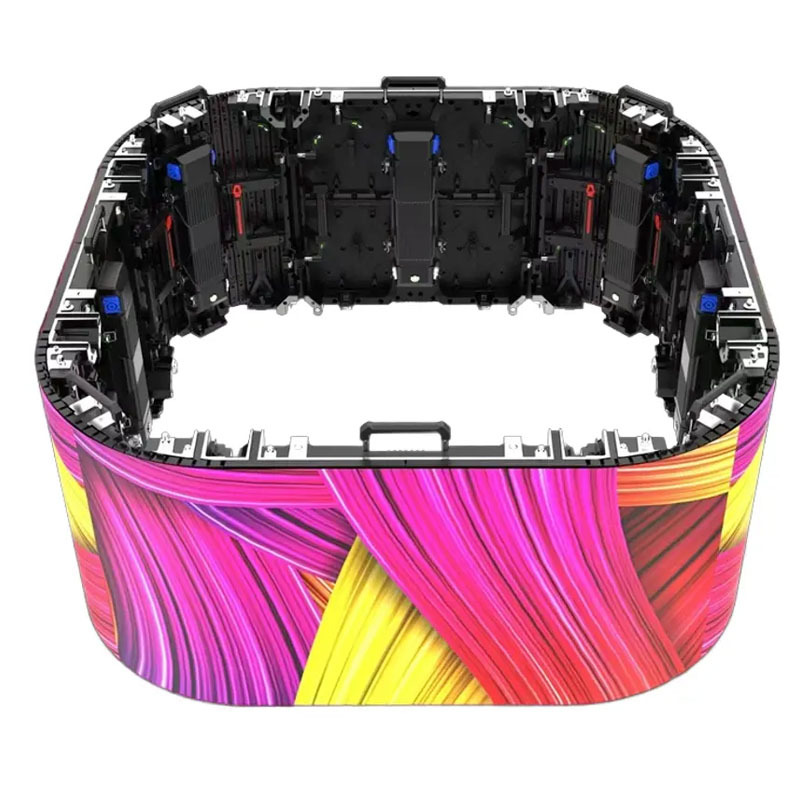 Rental P3.91Led Display Seamless Splicing Curved Stage Background Large Screen Outdoor New Universal Waterproof