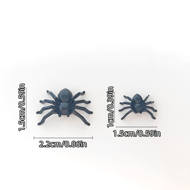 Factory Direct luminous Spider model simulation insect toy spoof Scary toy insect desktop landscape