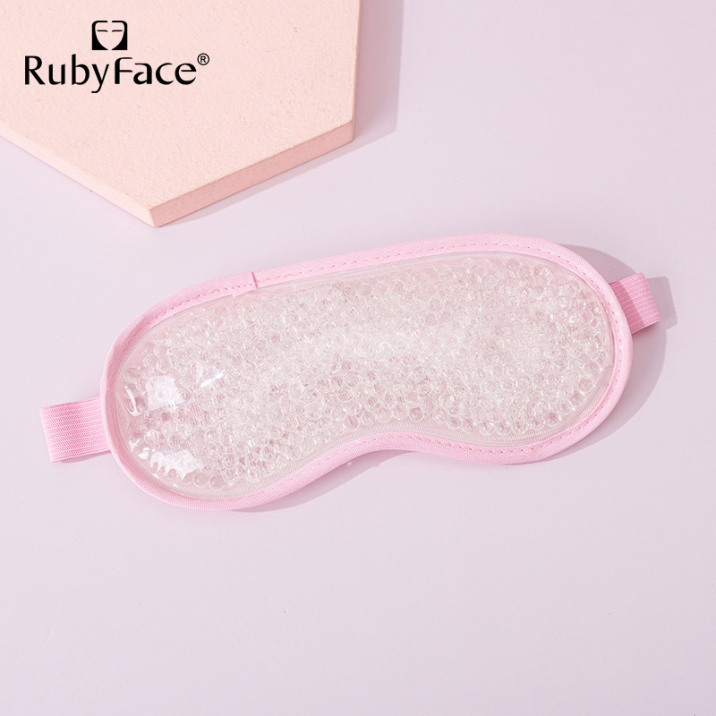 RUBYFACE in stock cold and hot ice eye mask PVC gel beauty eye mask sleep eye mask to relieve fatigue