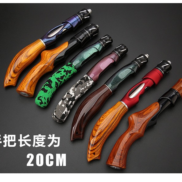 Ice fishing rod winter fishing rod bridge fishing rod round tail flat tail winter fishing rod solid flat slightly tent fishing rod cross-border wholesale