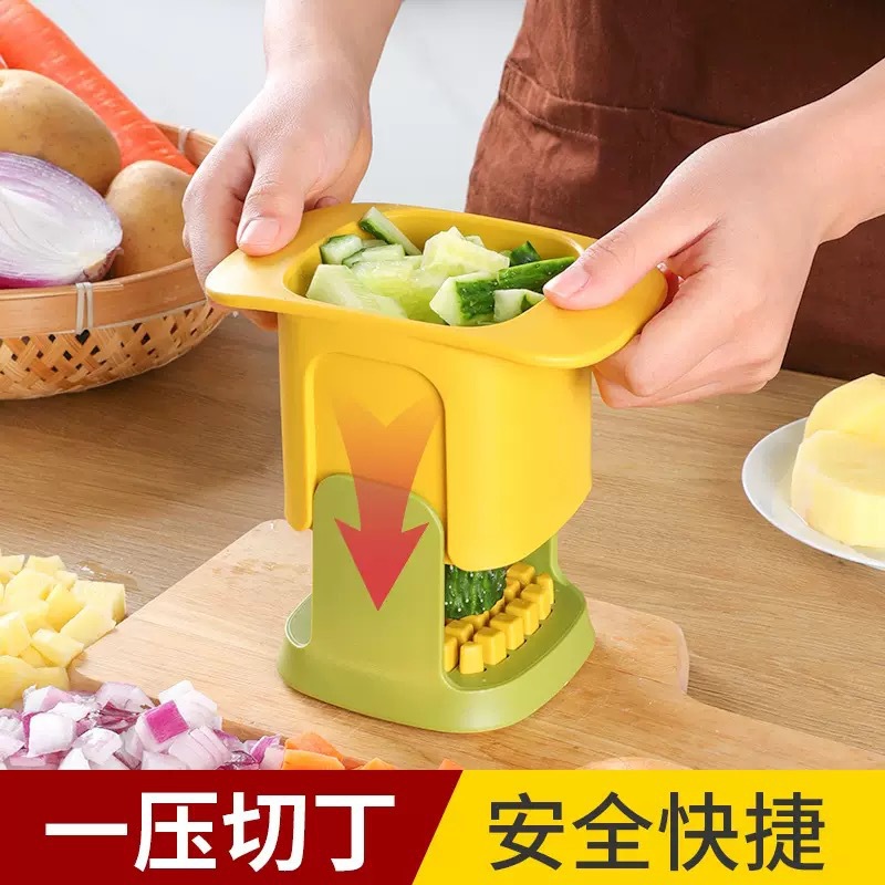 Onion Diced Potato Fries Cutter Multifunctional Vegetable Cutter Fruit Diced Home Cooking Kitchen Gadgets