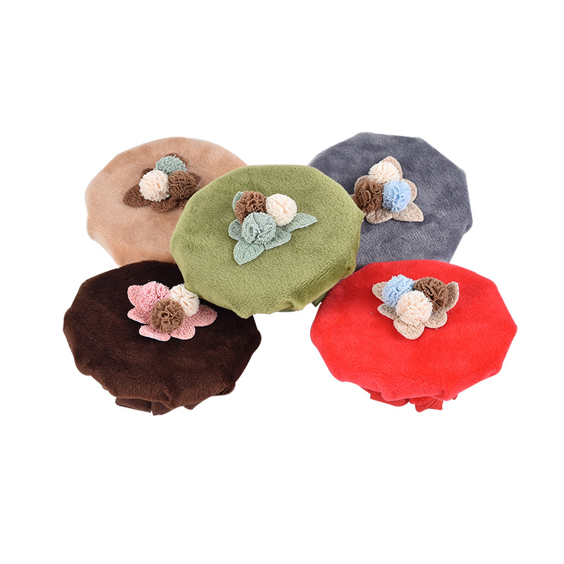 Велюровые перчатки для дверных ручек, антистатические, теплые