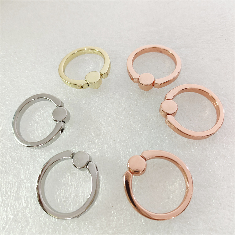 Кольцевой замок для мобильного телефона, оптовые аксессуары для мобильного телефона, металлические кольцевые замки