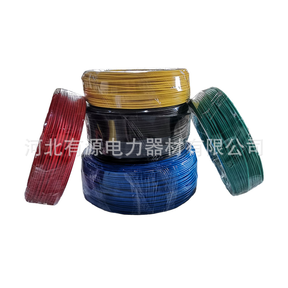Galvanized Plastic-Coated Iron Binding Wire, Copper-Plated Iron Wire, Soft Binding Wire, Insulated Pvc 4 Square Millimeters Black 1.0, 2.5 Square Millimeters