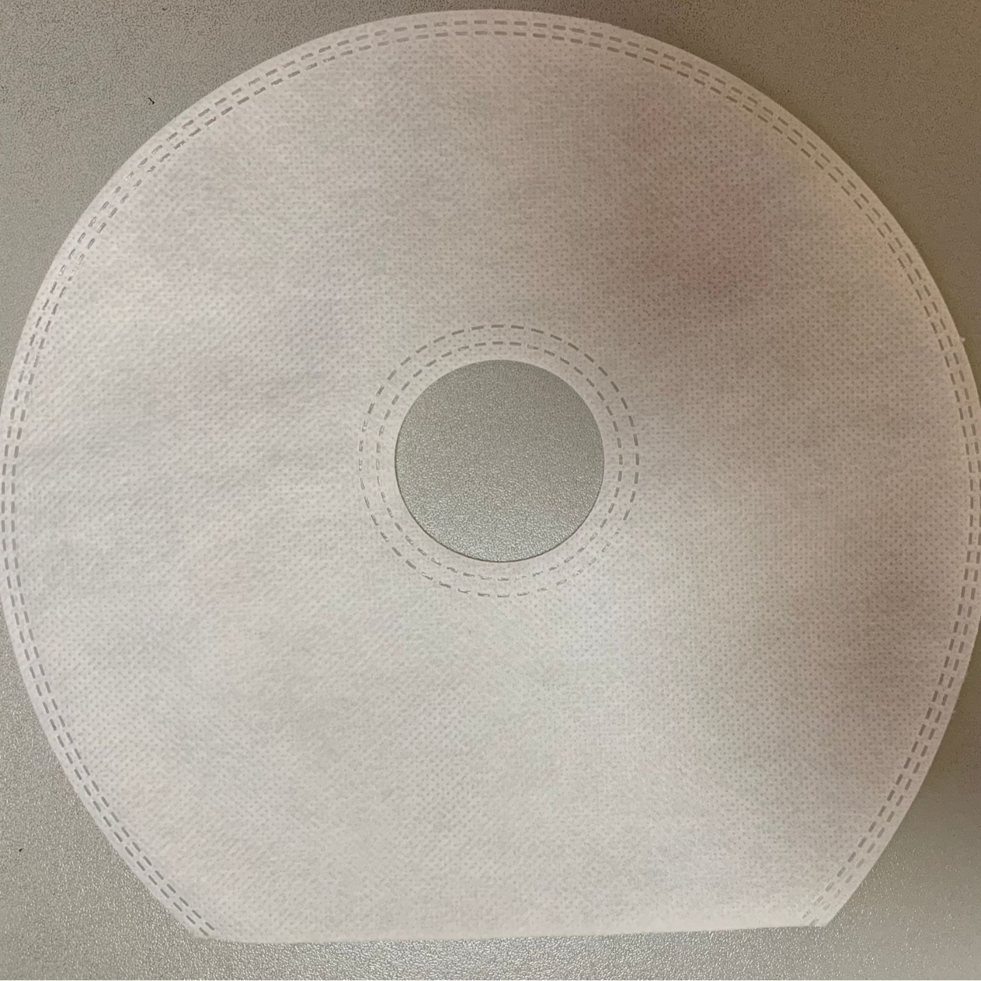 Chinese medicine mirabilite powder for withdrawal of milk and external application of round non-woven bag