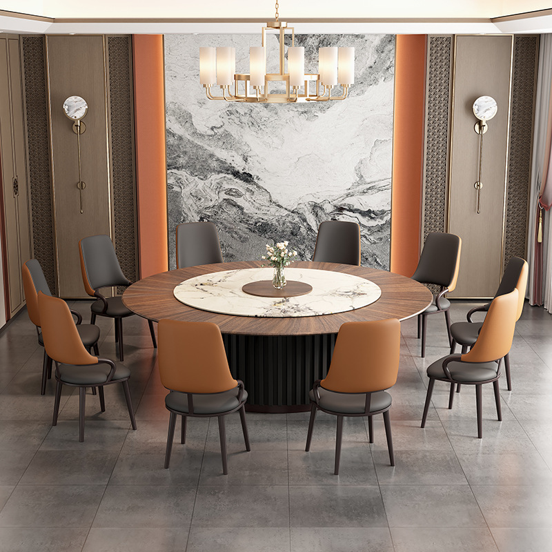 Hotel Dining Table, Slate Dining Table, Electric Dining Table, Villa Dining Table, Restaurant Dining Table, Factory Direct Sales