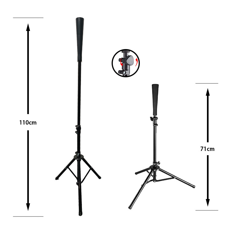 AdjusTable High Baseball Percussion SeaT Trainer Baseball PracTice SeaT BaT SofTball Percussion T STand Triangle Frame Percussion