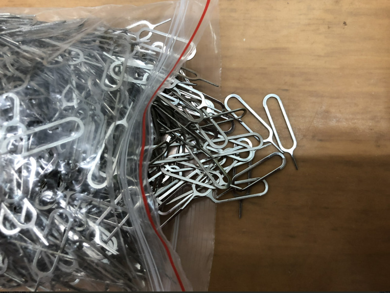 Card pin mobile phone card taking pin suitable for mobile phone SIM card taking pin smart phone tablet card taking pin batch