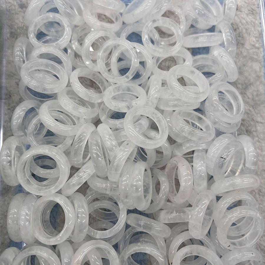 Natural Stone Agate Crystal Ring Ring Ring Ring Ring Ring Jewelry Jewelry Ring Jewelry