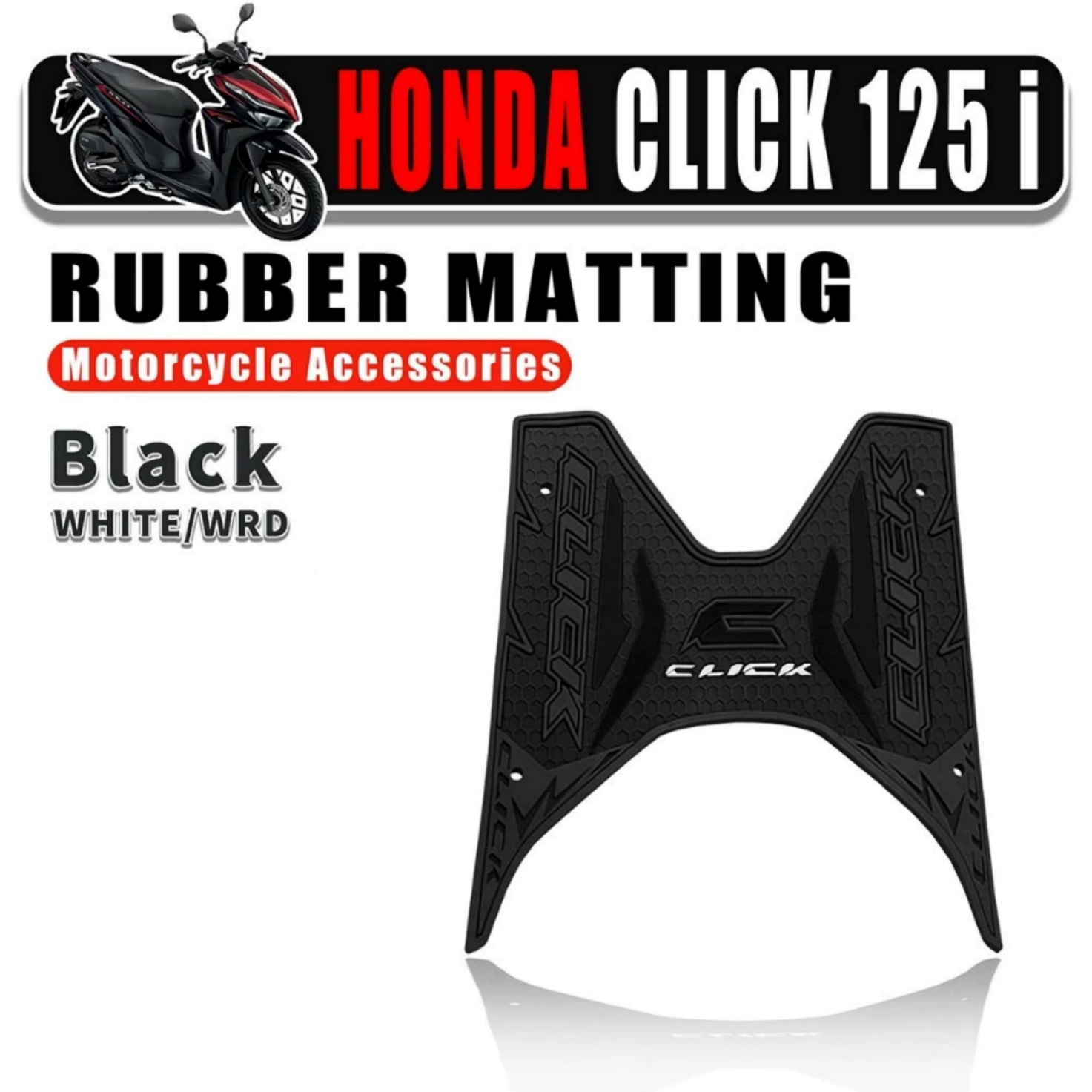 Подходит для мотоцикла Honda Click125I, противоскользящие подушки для ног, оптовая продажа, электрический мотоцикл