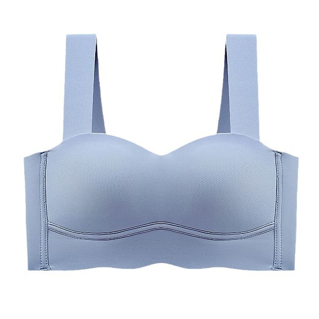 Tube top seamless sports underwear women's vest thin small chest push up top support big chest small wireless bra