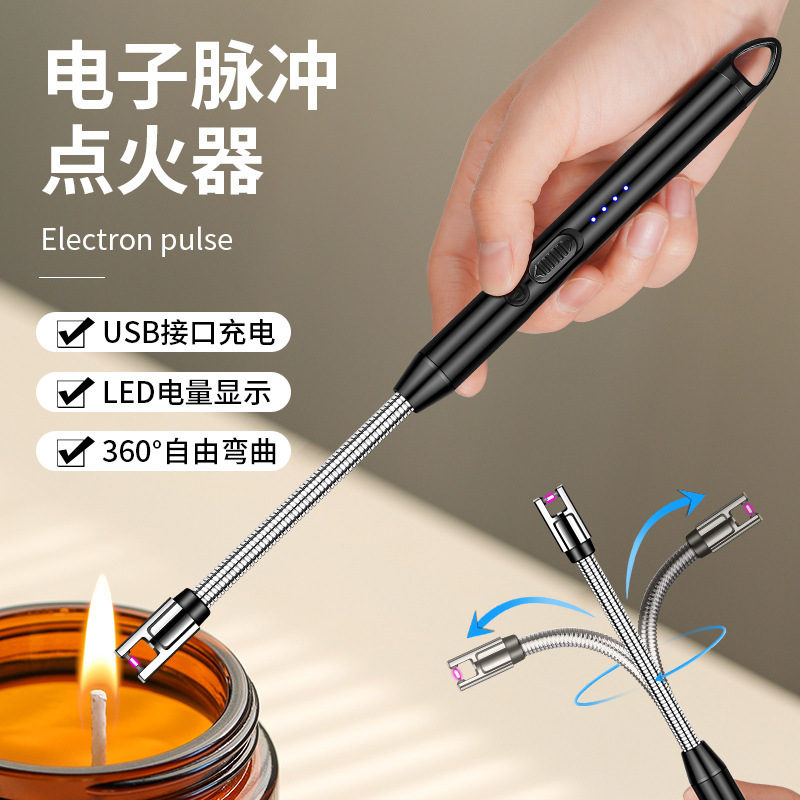 JL801 extended arc pulse igniter electronic charging lighter gas stove aromatherapy candle ignition stick