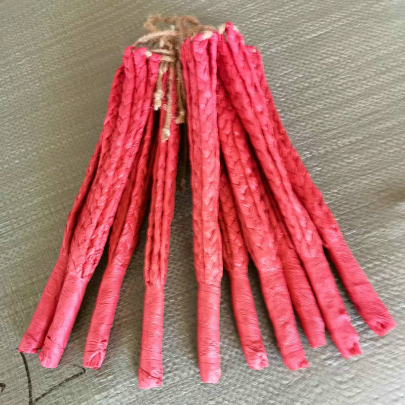 Factory packaging fruit pocket water gourd straw woven grapefruit packaging bag straw woven mesh bag straw woven fruit packaging pocket