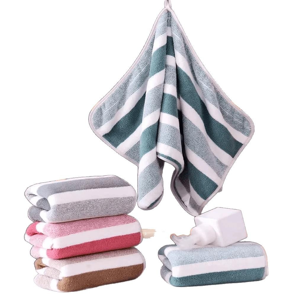 Coral Fleece Towel Adult Household Student Couple Thickened Wrap Towel Wash Face Bath Water Absorbent Quick-drying Large Soft Towel