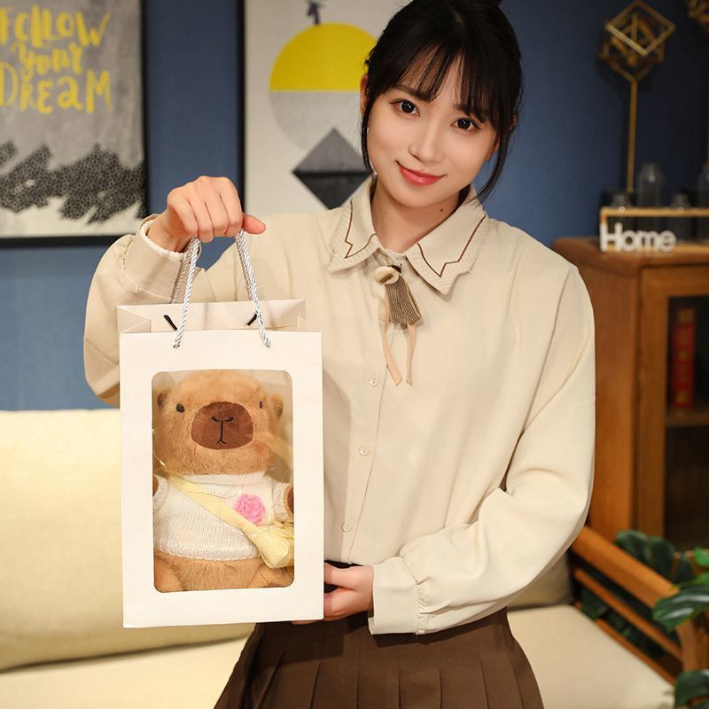 Kapibei's Popular Bala Doll Plush Toy Clothes Capybara Internet Celebrity Cute Doll Rag Doll Gift