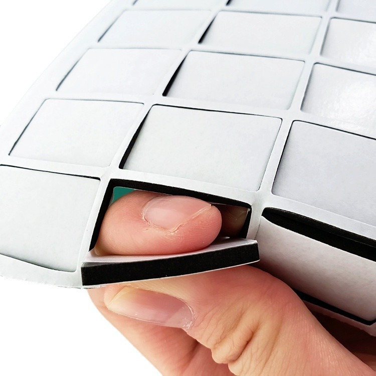 Eva Foam Double-Sided Tape White Foam Glue Strong Adhesive Foam Double-Sided Film Die-Cut Foam Glue Wholesale