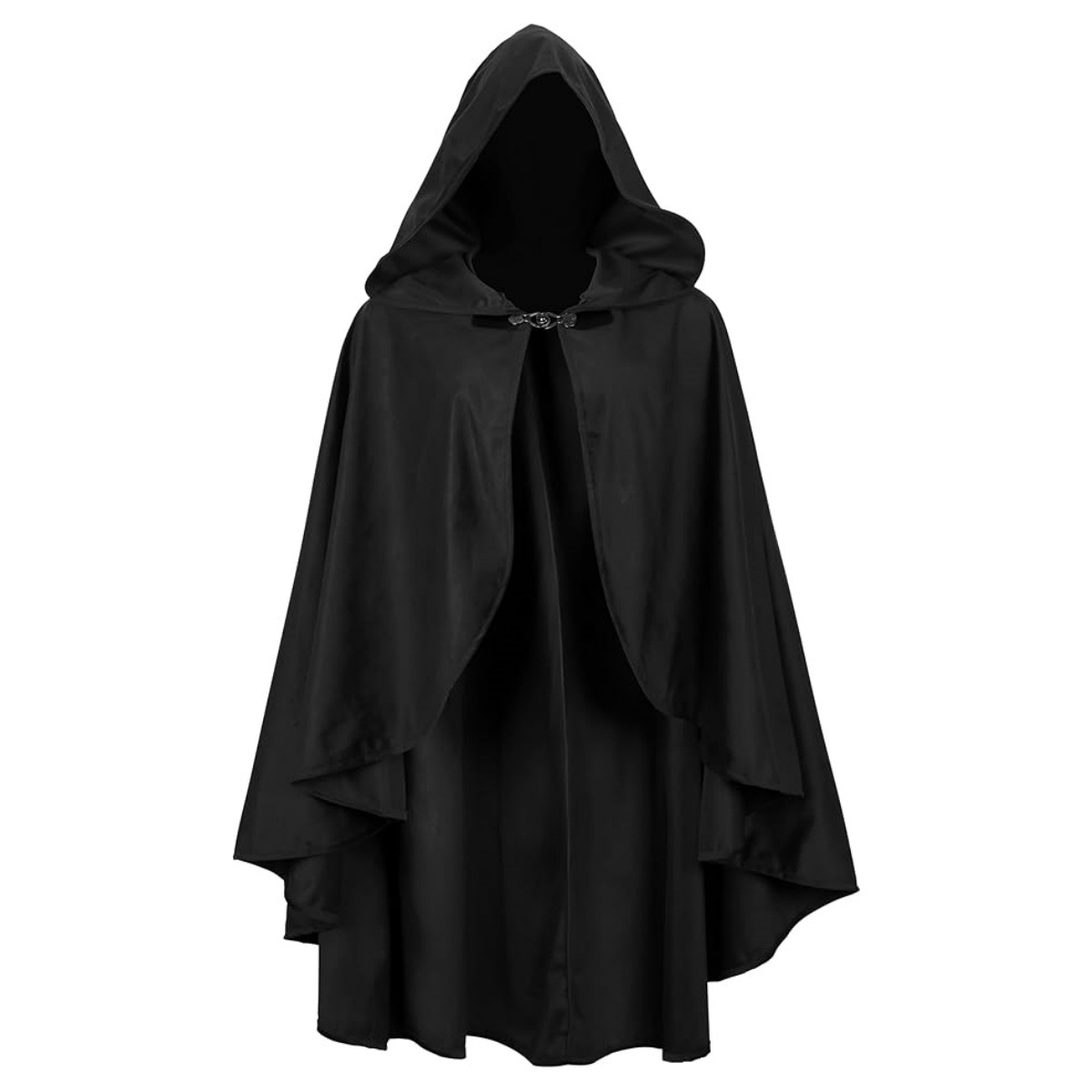 Amazon New Renaissance Costume Hooded Poncho Adult Halloween Medieval Velvet Shawl