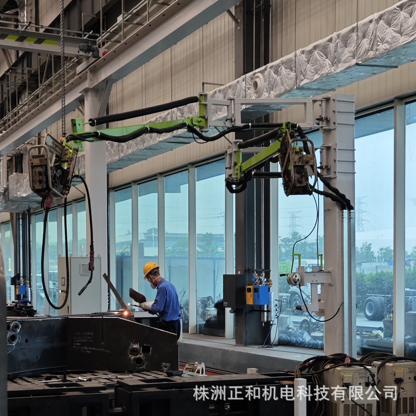 Cantilever Wire Feeder Hydraulic Multi-Section Arm Operating Rack Welding Machine Space Arm Integrated Design with Various Functions