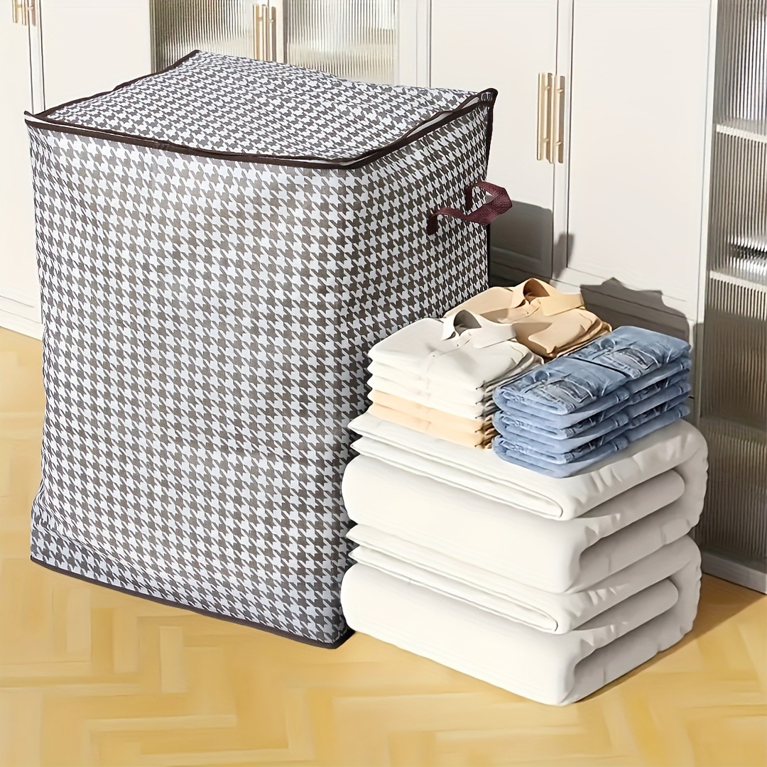 2025 New Cross-Border Dropshipping 3/1 47.55 Gallon Houndstooth Canister Box Cross-Border Dropshipping