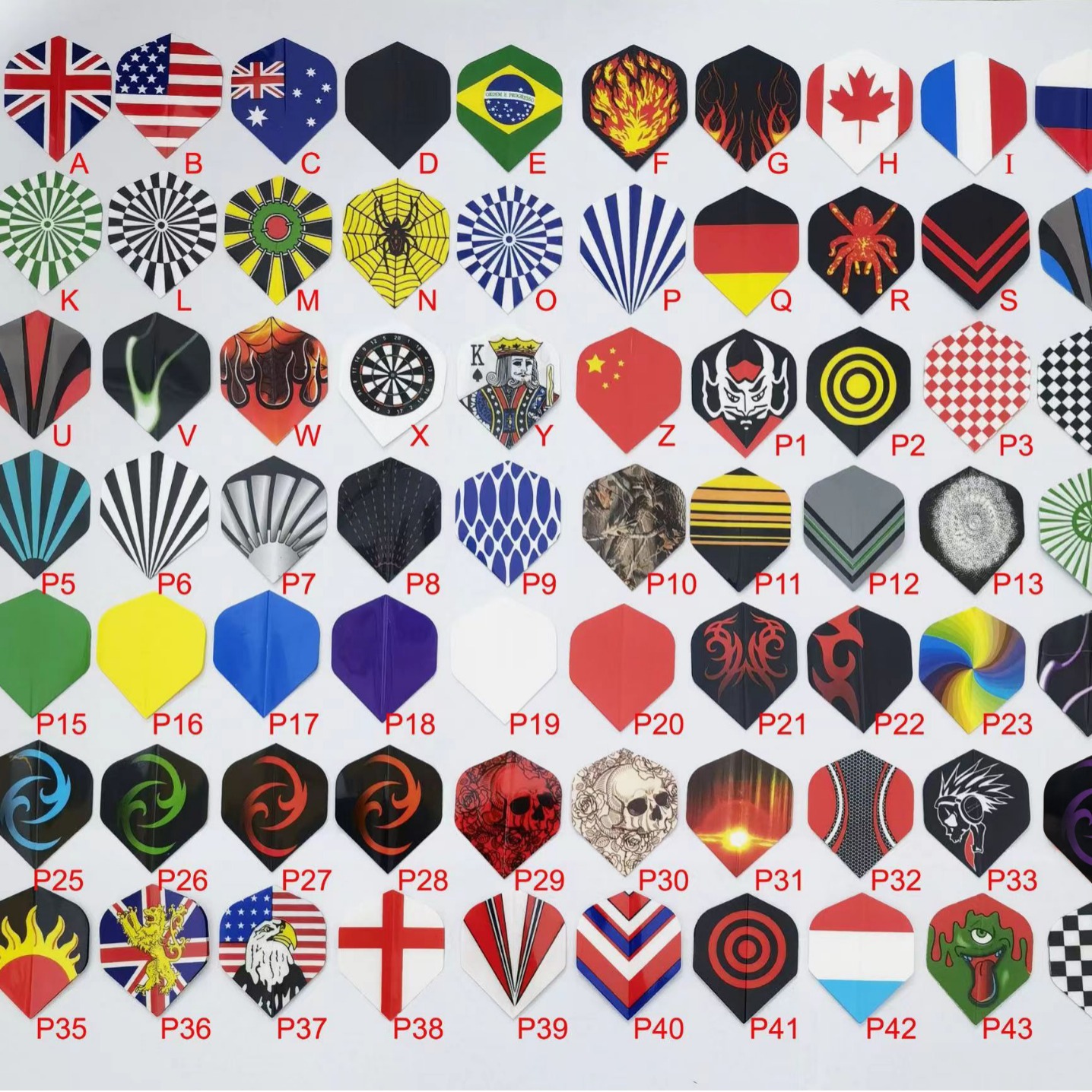 Спот ПЭТ дарт Е Фэй дарт перо аксессуары дарт крыло китайский флаг дарт полет не пузырь или морщин