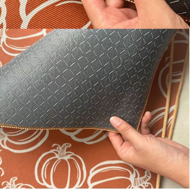 Household Carpet Entry Door Mat Custom-Made Floor Mat Event Promotion Gift Foot Mat Mesh Silicone Bottom Printing Non-Slip