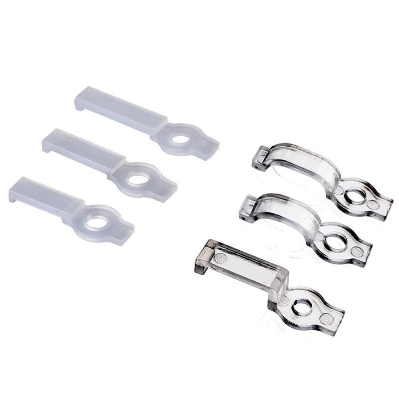 Зажим для светодиодной ленты, крепление для ленты шириной 8/10/12 мм, плоская пластина, код карты, винтовое крепление