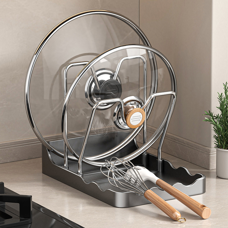 Полка для крышек кастрюль, для разделочных досок, настольная