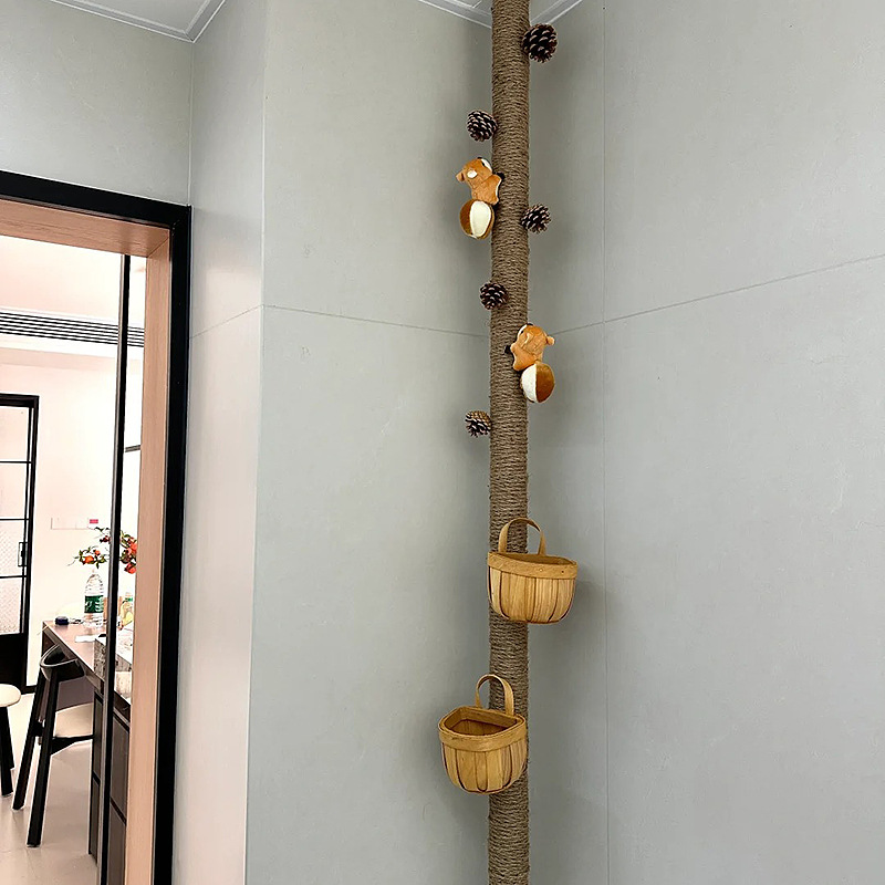 Креативное оформление кухни для блокировки труб природного газа, DIY канализационные трубы, газовые трубы, декор из джутового каната для балкона