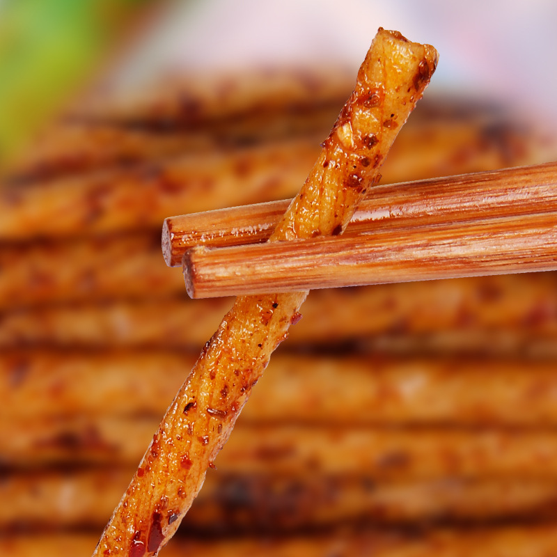 Dr. Jinfeng beef tendon spicy strip 8090 childhood nostalgic bean tendon Spicy Stick small package spicy vegetarian beef tendon casual snacks