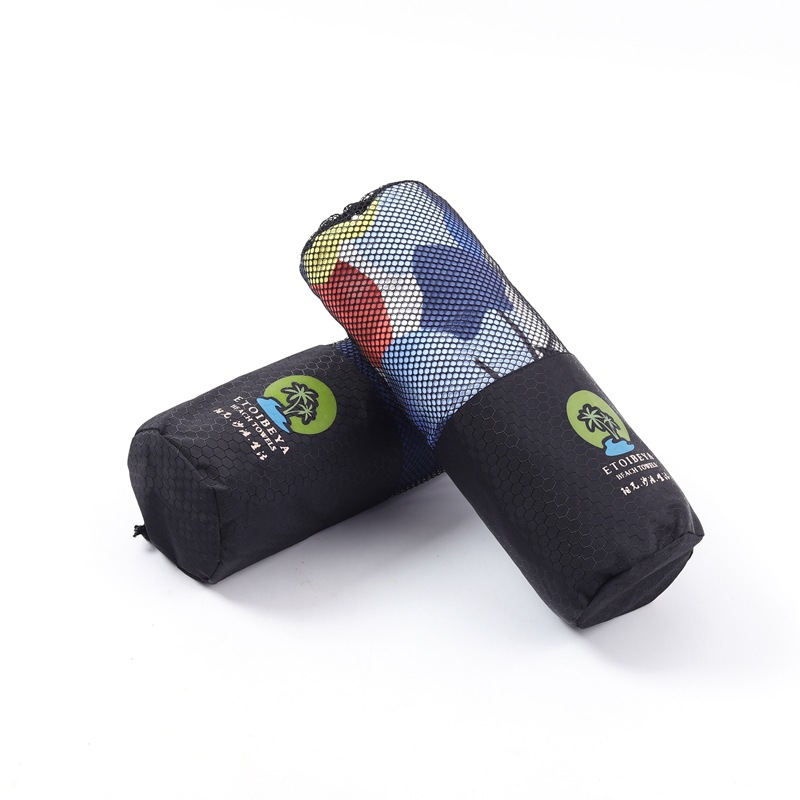 Processed and Customized Microfiber Sports Yoga Towel, Non-Slip, Sweat-Absorbent, Fitness, Compact, Portable Yoga Mat, Yoga Towel