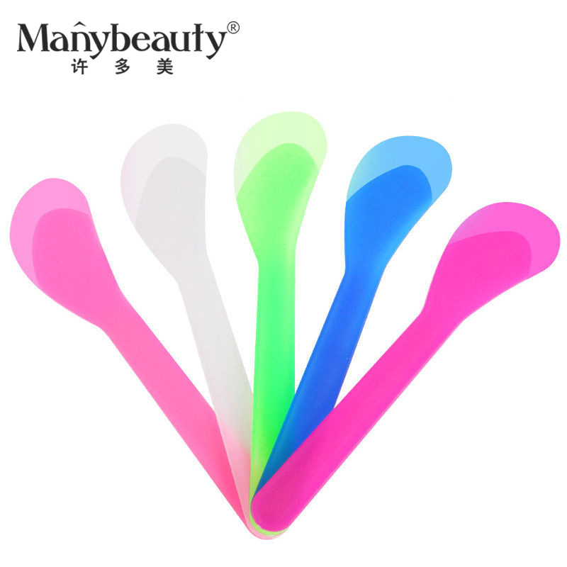 Ложка для маски 13 см, прозрачная пластиковая, инструмент для красоты