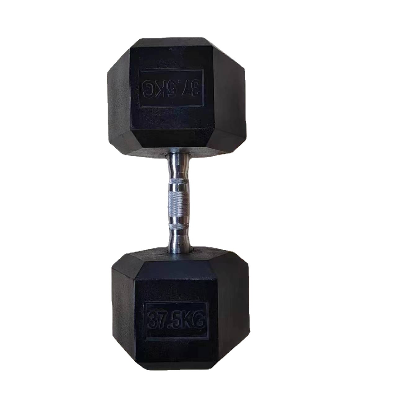 Round Steel-Coated Dumbbell Set for Commercial Gym Arm Muscle Training and Weightlifting Exercise Equipment, Home Fitness Hexagonal Dumbbells