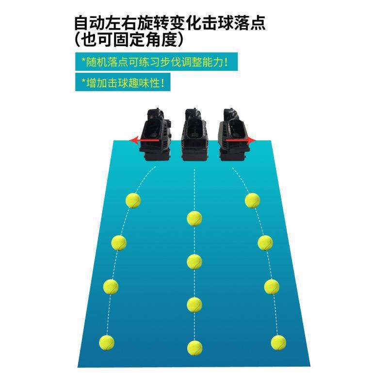 Tennis Self-Training Tennis Ball Throwing Machine Self-Service Single Person with Ball Catching Swing Practice Device Multi-Ball Training Ball Serving Machine
