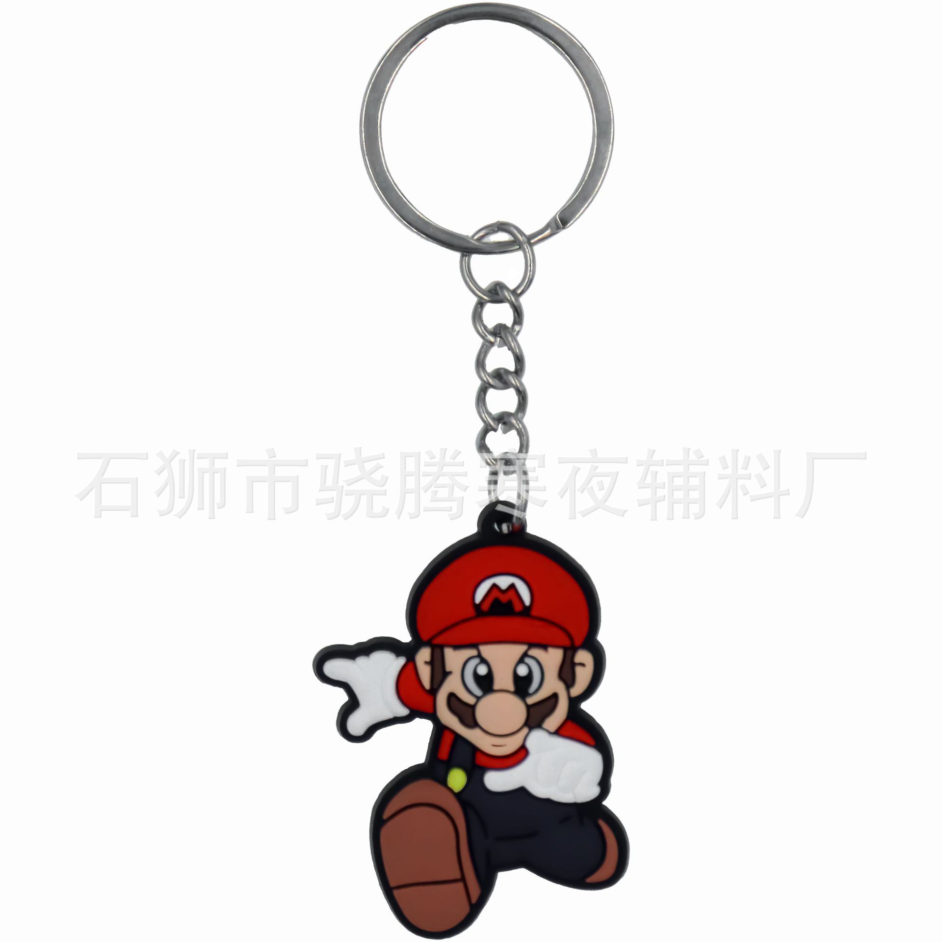 Cartoon New Super Mario Keychain Gift Pendant Accessories pvc Material Factory Direct Cross-border Exclusive
