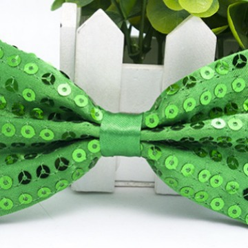 Beaded Bow Tie Sequins Bow Tie Stage Personality Performance Bow Tie Sequins Cloth Bow Tie Halloween Christmas Play