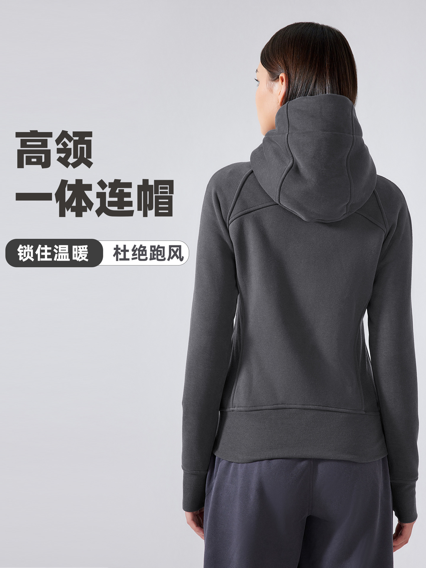 Sca New Thickeneded Warm Hooded Jacket Women's Outdoor Fitness Sweatshirt Yoga Wear Jacket Sports Top Dj028