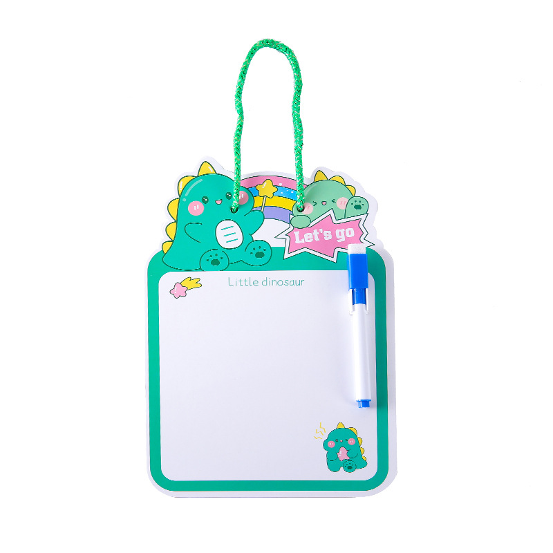Cartoon Double-sided Erasable Drawing Board Kindergarten Children's Drawing Graffiti Whiteboard Kindergarten Early Education Message Writing Board