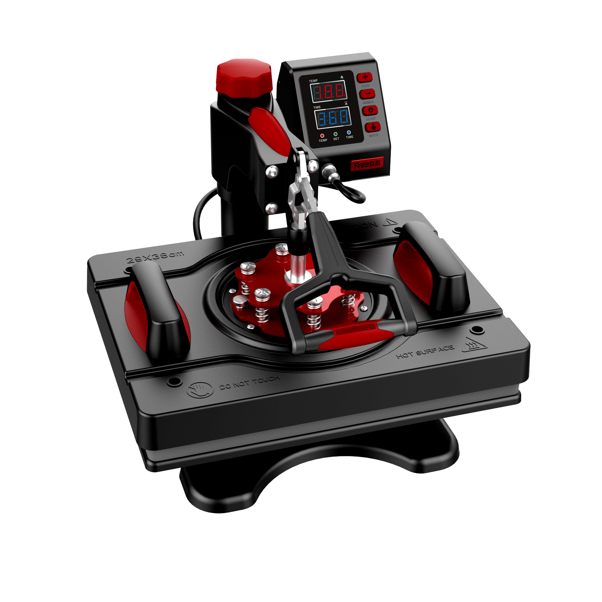 Heat sublimation hot stamping machine clothes five-in-one hot stamping machine heat transfer hot stamping machine manual small household printing