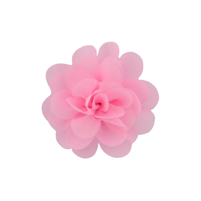 Foreign trade hot sale 5cm chiffon fabric small flower diy children's hair accessories headdress flower corsage shoes and hats accessories