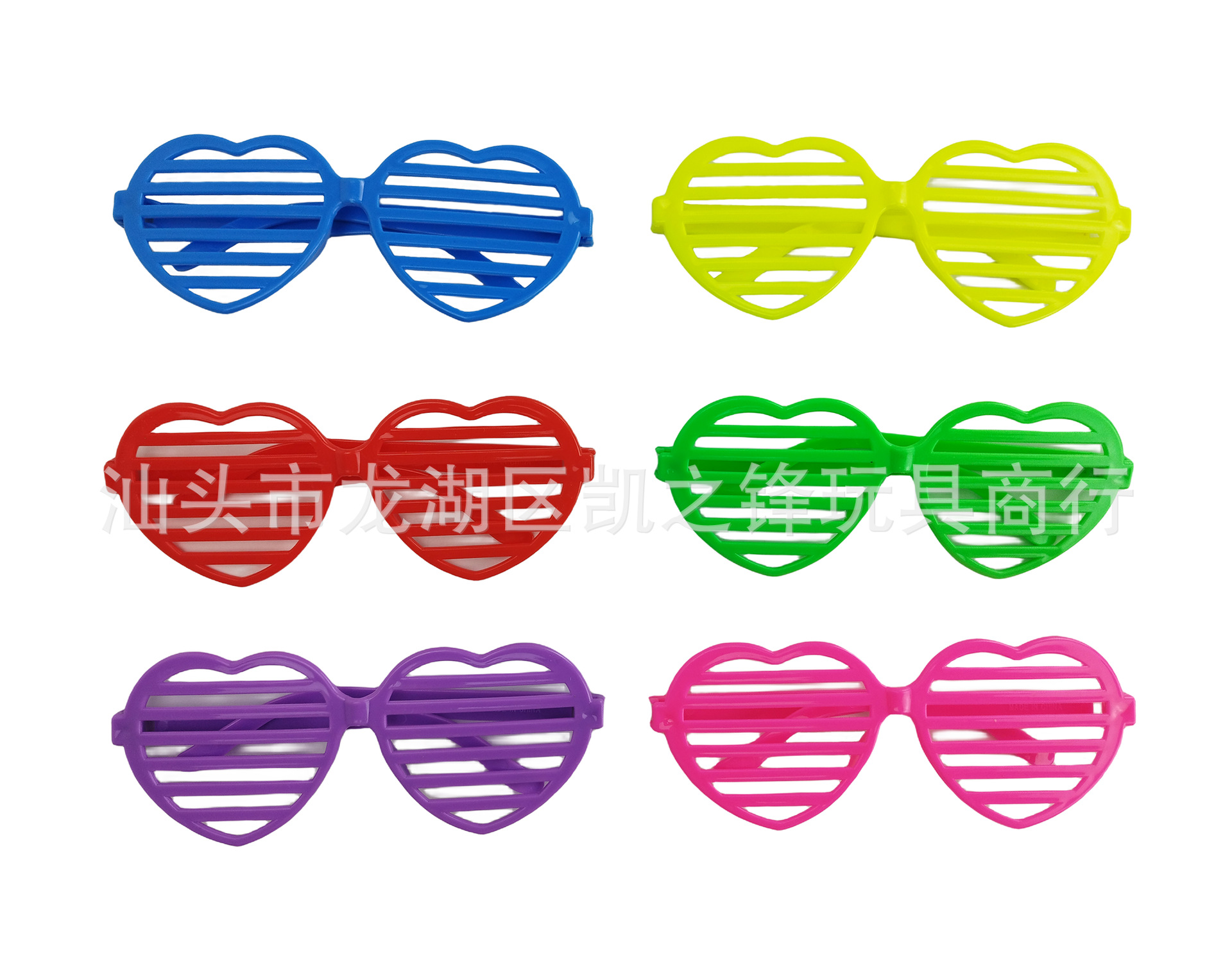 Специальные очки для детей 6 цветов сердечко для Дня святого Валентина
