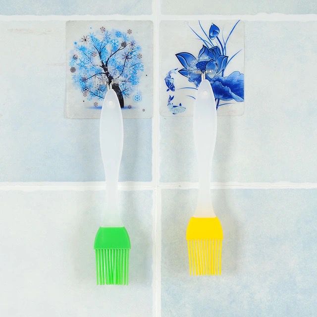 Small Split Transparent Handle Silicone Oil Brush Baking Brush Barbecue Brush Baking Utensils