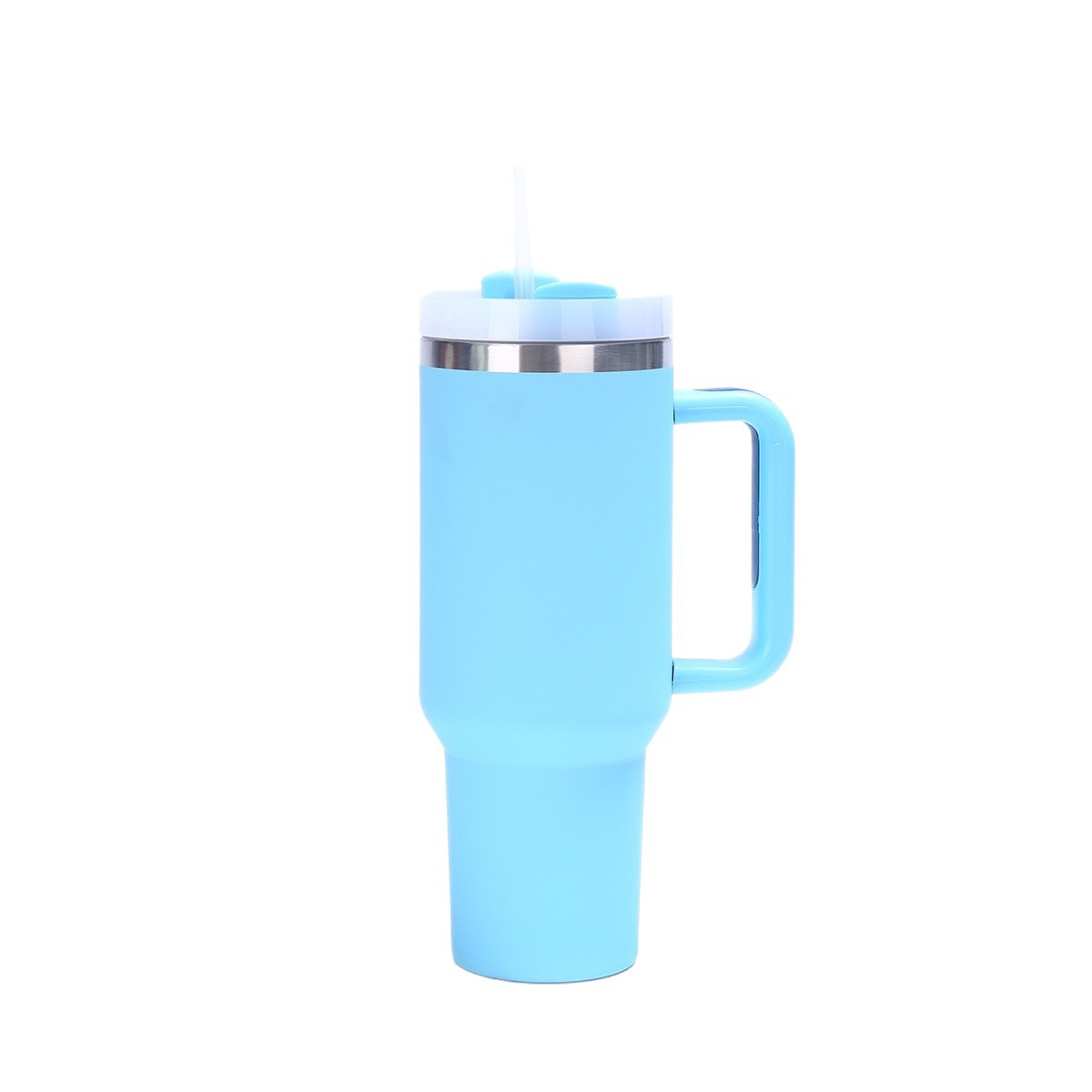 Cross-border ebay hot-selling Stanley thermos cup with stainless steel car cup double ice cup suction tube cup