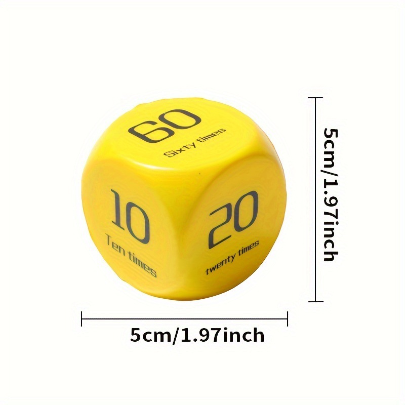 Manufacturer Wholesale Grip Strength Ball Eva Dice Creative Classroom Education Fitness Toy Multi-Color Fun Wrist Exercise