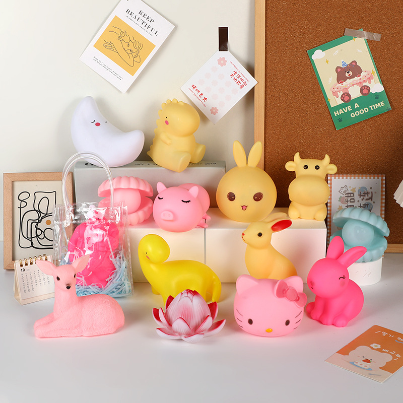 Ins Creative Hot Selling Mixed Night Light Stall Ring Holiday Atmosphere Light Small Gifts for Friends and Girlfriends