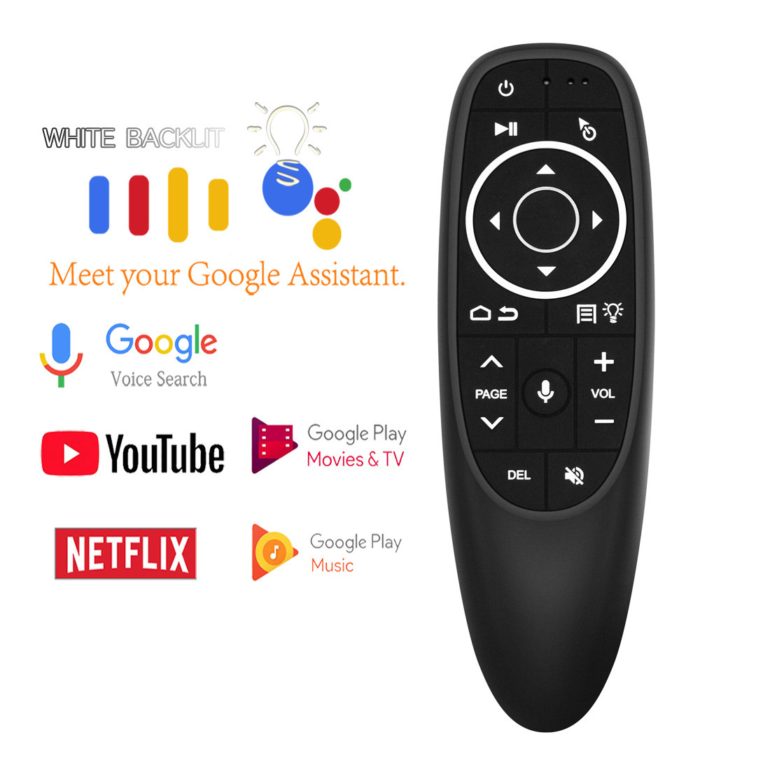 g10s pro bts voice air flying squirrel gyroscope wireless infrared backlight TV set top box remote control