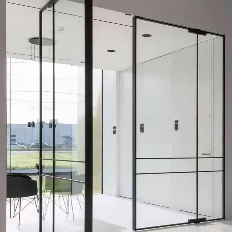 Shopping Mall Hotel Central Axis Aluminum Alloy Revolving Door Villa Exhibition Hall Clubhouse Home Partition Glass Door Silent Single Channel