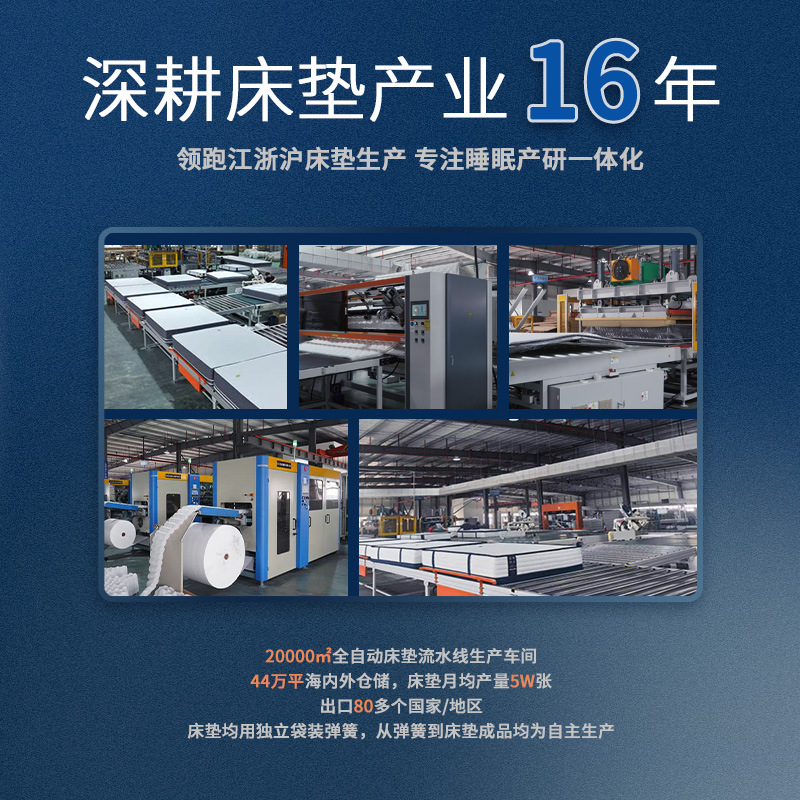 Atour Hotel Bed & Breakfast Mattress Rental Home Bedroom Simmons Memory Foam Independent Spring Mattress Soft and Hard Mattress