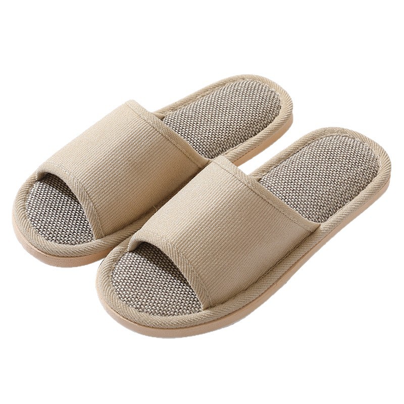 B&B Slippers Linen Hotel Disposable Slippers Beauty Salon Home Couple Men's Thickened Non-Slip Wholesale