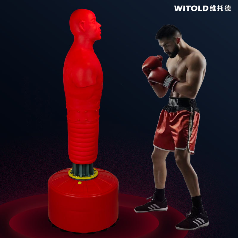 Silicone humanoid sandbag boxing rack household vent dummy professional Sanda training equipment tumbler vent sandbag