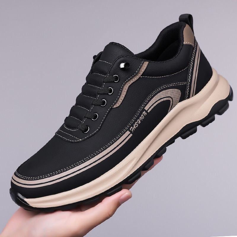 Men's board shoes 2025 spring new casual men's shoes youth sneaker breathable white shoes men's tide a generation of hair